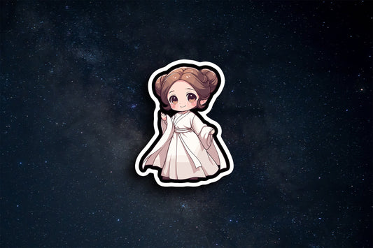 Princess Leia Star Wars Sticker