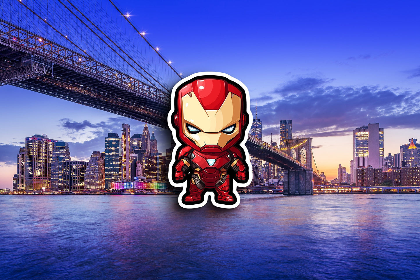 Iron Man Super Hero Sticker