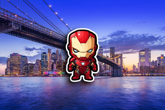 Iron Man Super Hero Sticker