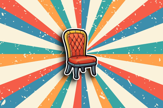 Retro Chair Sticker