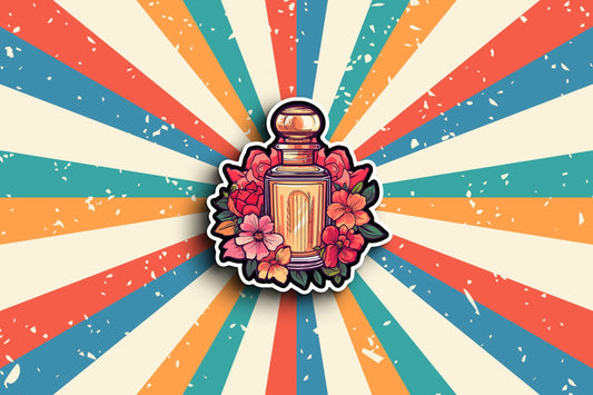 Retro Perfume Sticker