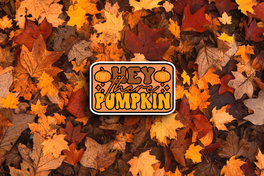 Hey There Pumpkin (Fall) Sticker