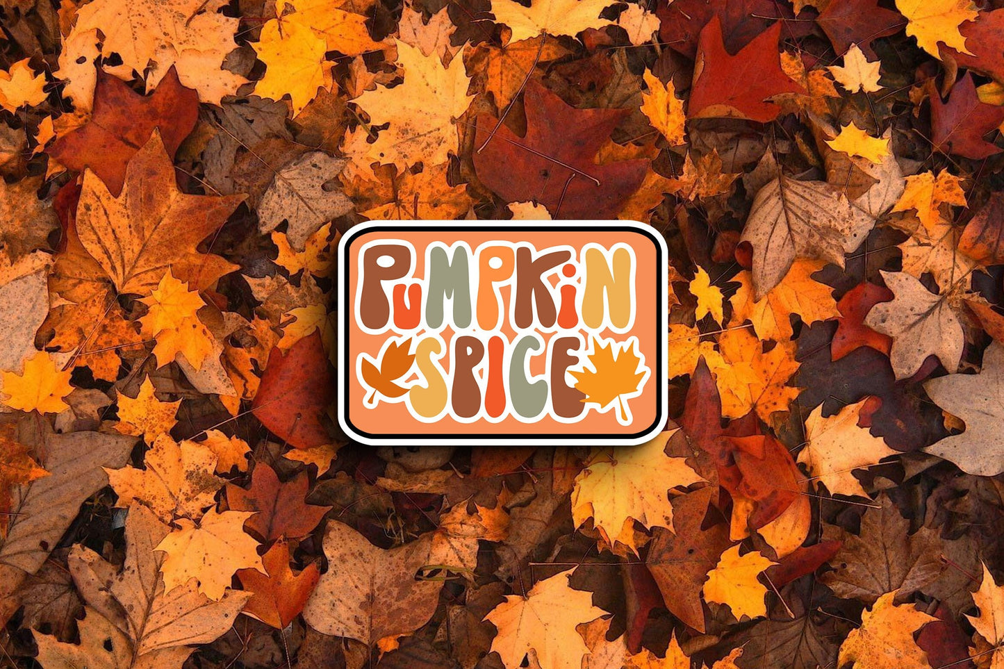 Pumpkin Spice Orange (Fall) Sticker