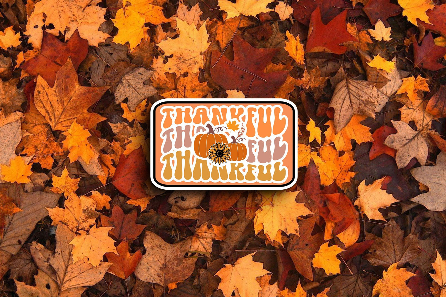 Thankful (Fall) Sticker