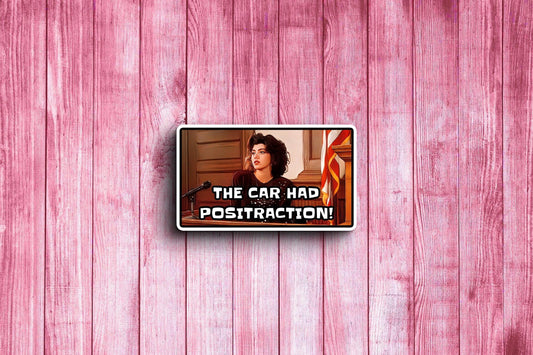 Positraction! (My Cousin Vinny) Sticker