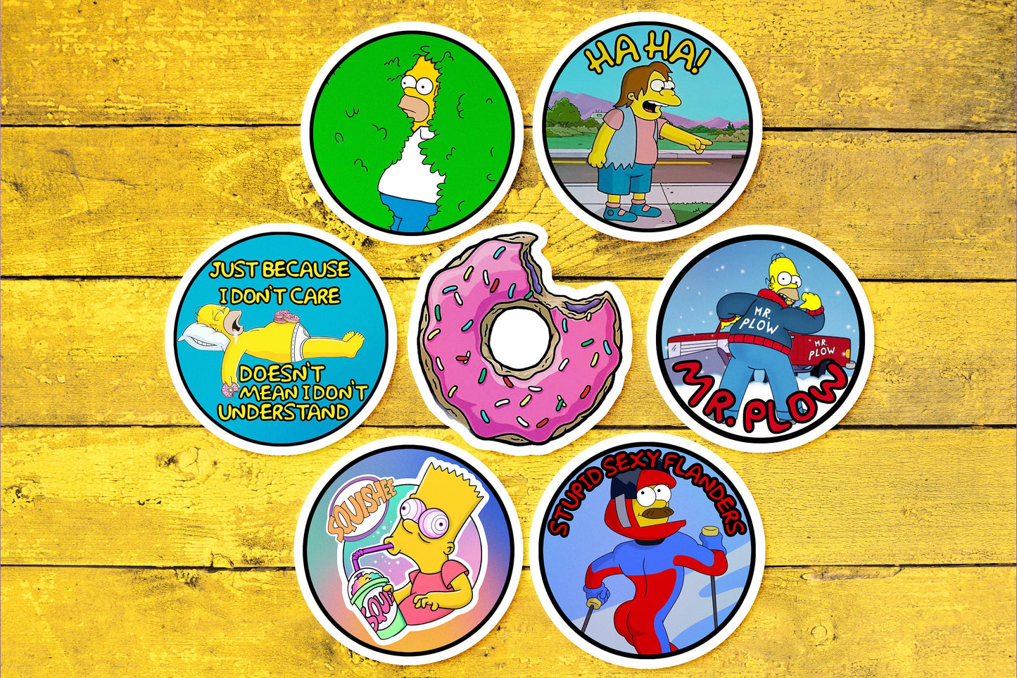 Simpsons Mega Sticker Pack (7 Stickers)