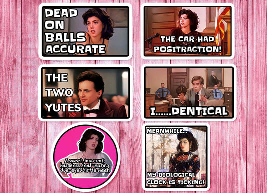 My Cousin Vinny Sticker Pack - 6 Stickers!