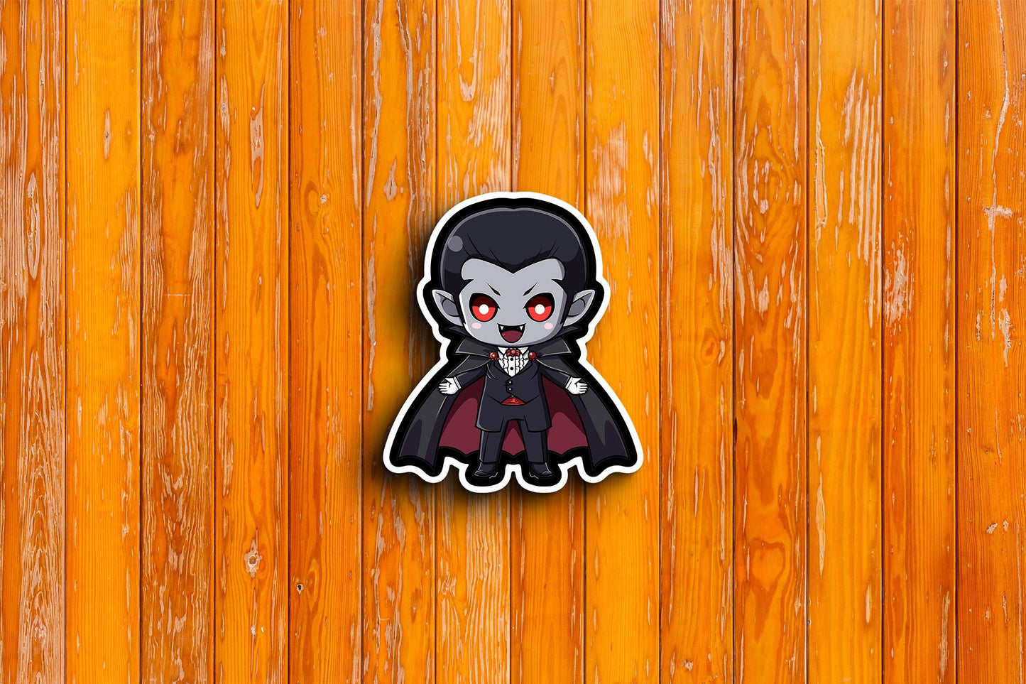 Dracula Halloween Sticker