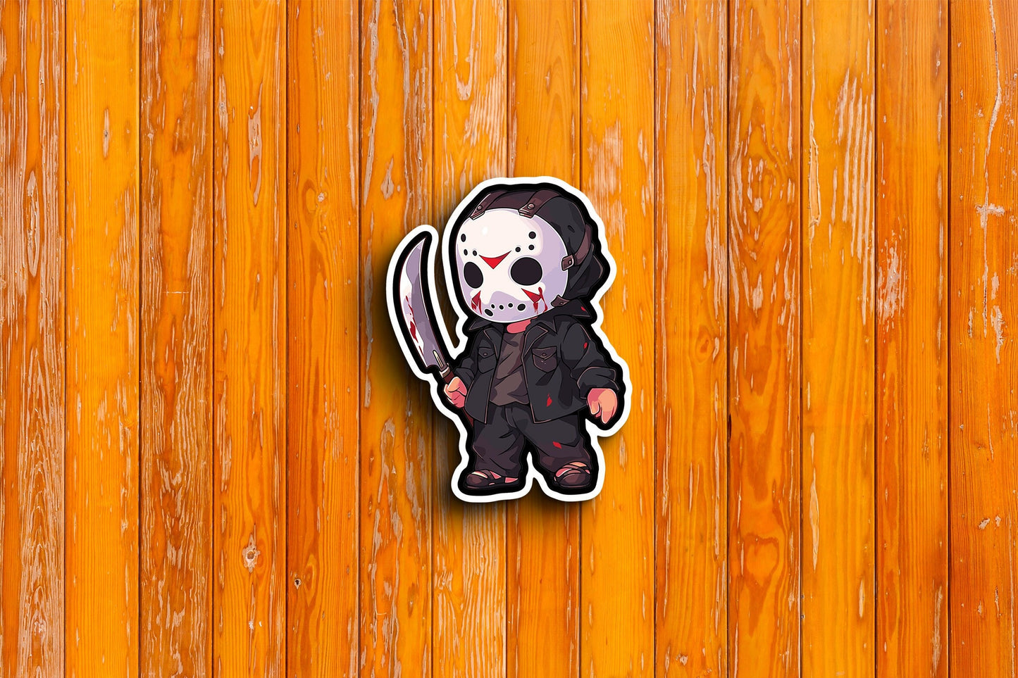 Jason X Halloween Sticker