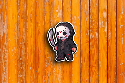 Jason X Halloween Sticker