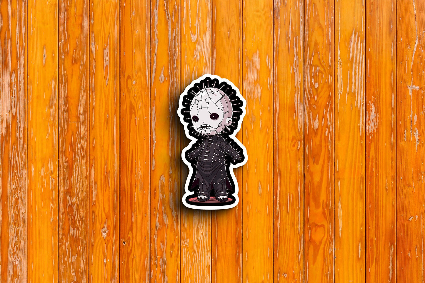 Pinhead Halloween Sticker