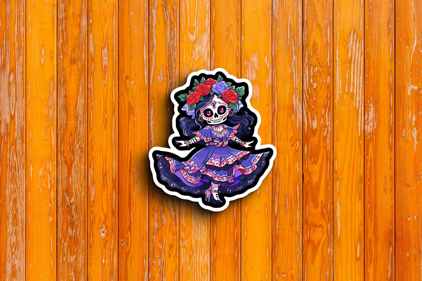 Dia De Los Muertos #9 Sticker