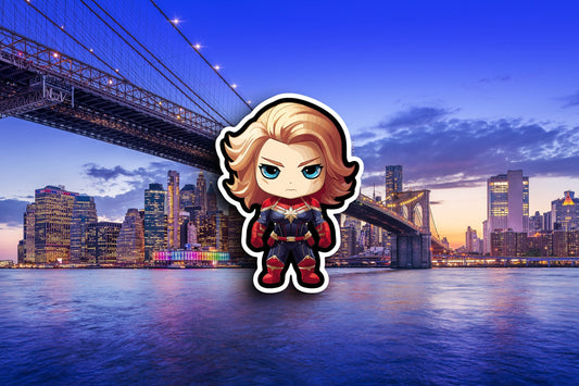 Captain Marvel Super Hero Sticker