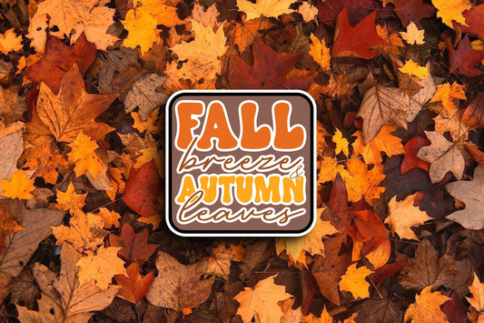 Fall Breeze Autumn Leaves (Fall) Sticker