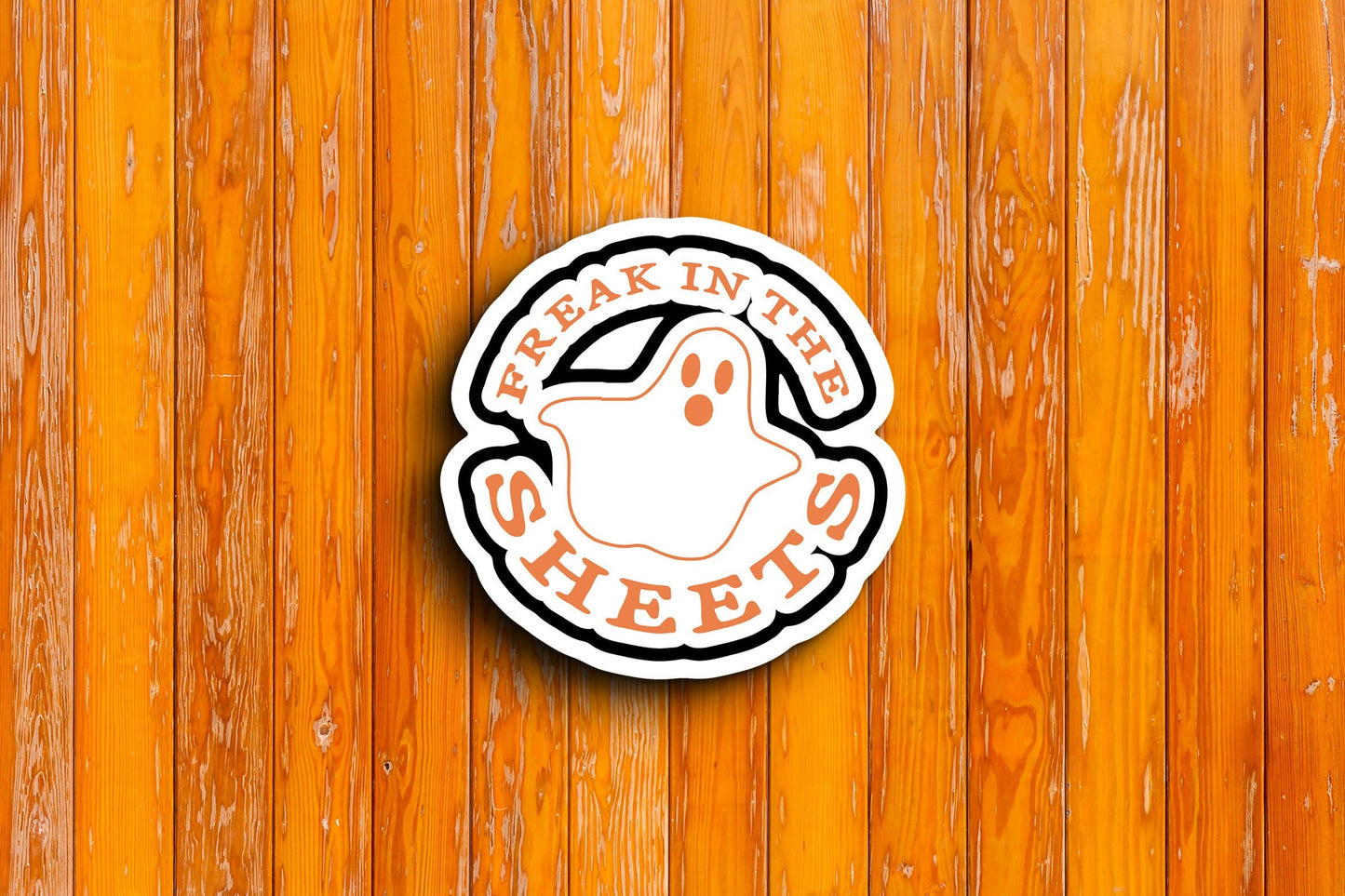 Freak In The Sheets (Halloween) Sticker