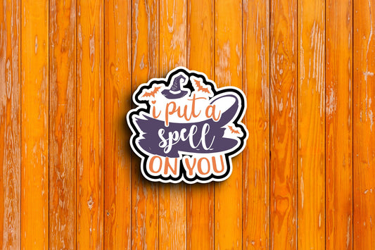 I Put A Spell On You (Halloween) Sticker