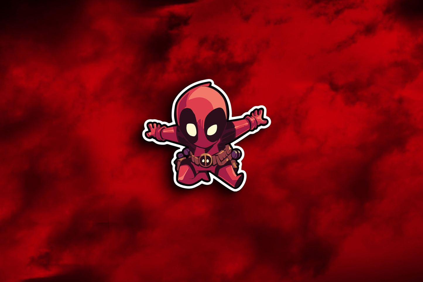 Deadpool Jump Sticker