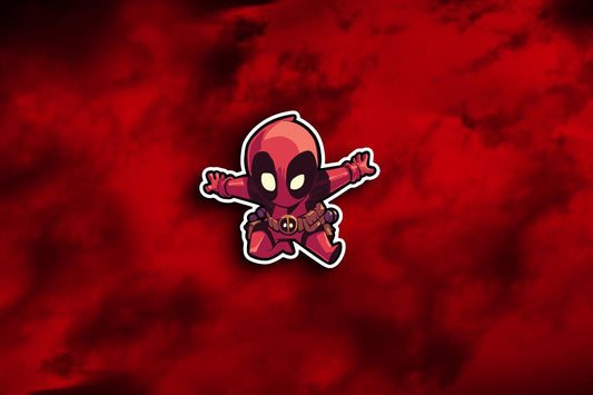 Deadpool Jump Sticker