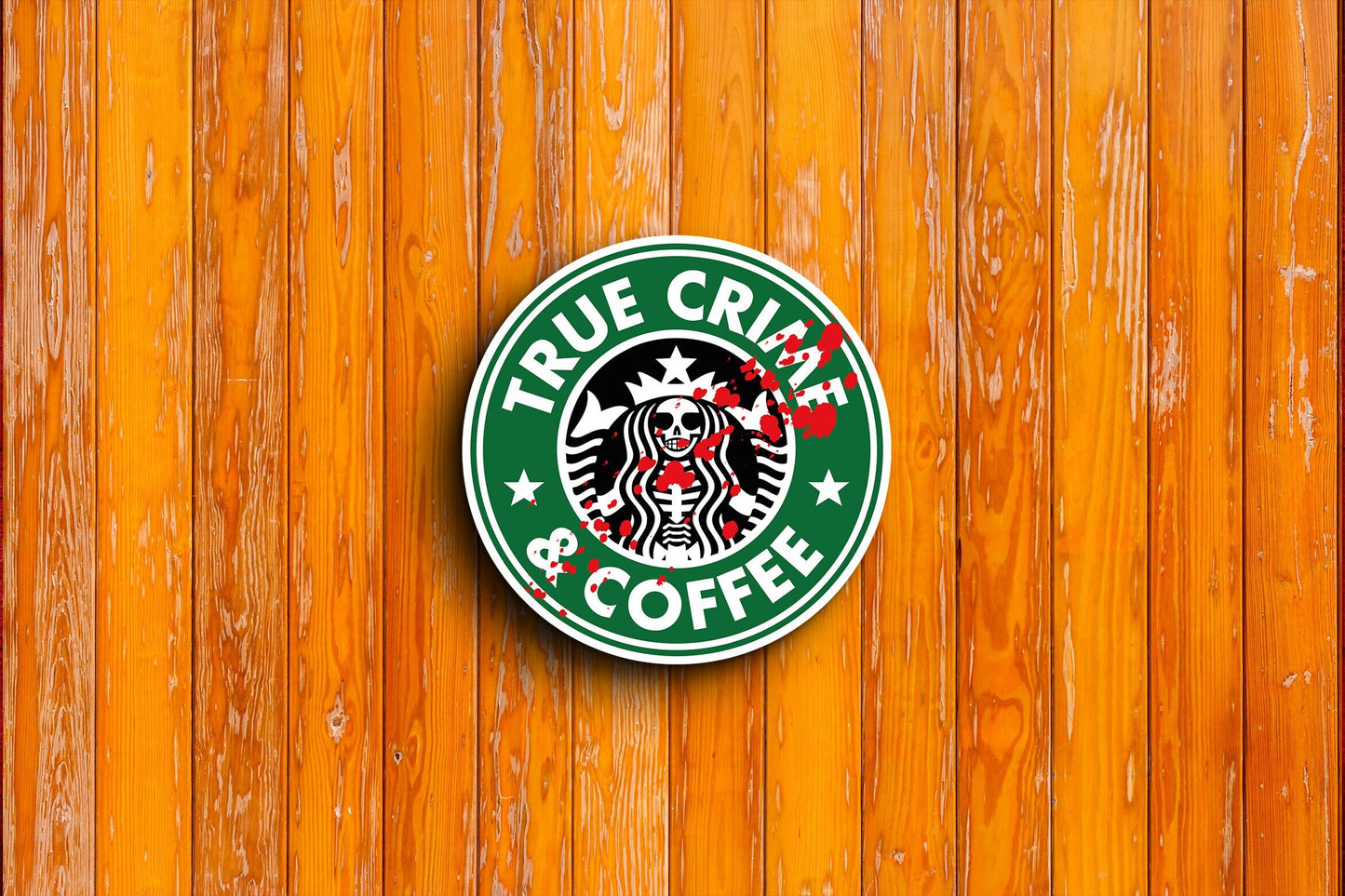 True Crime and Coffee Sticker