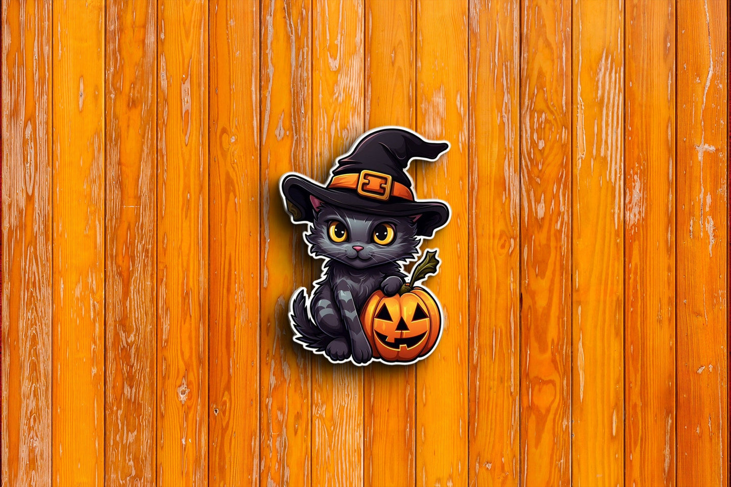 Black Cat #1 Halloween Sticker