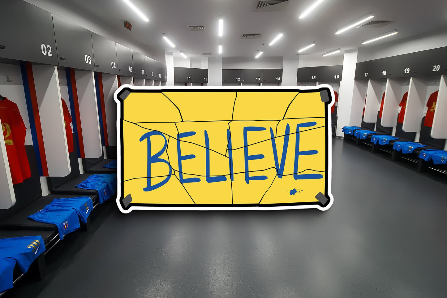 Believe (Ted Lasso) Sticker