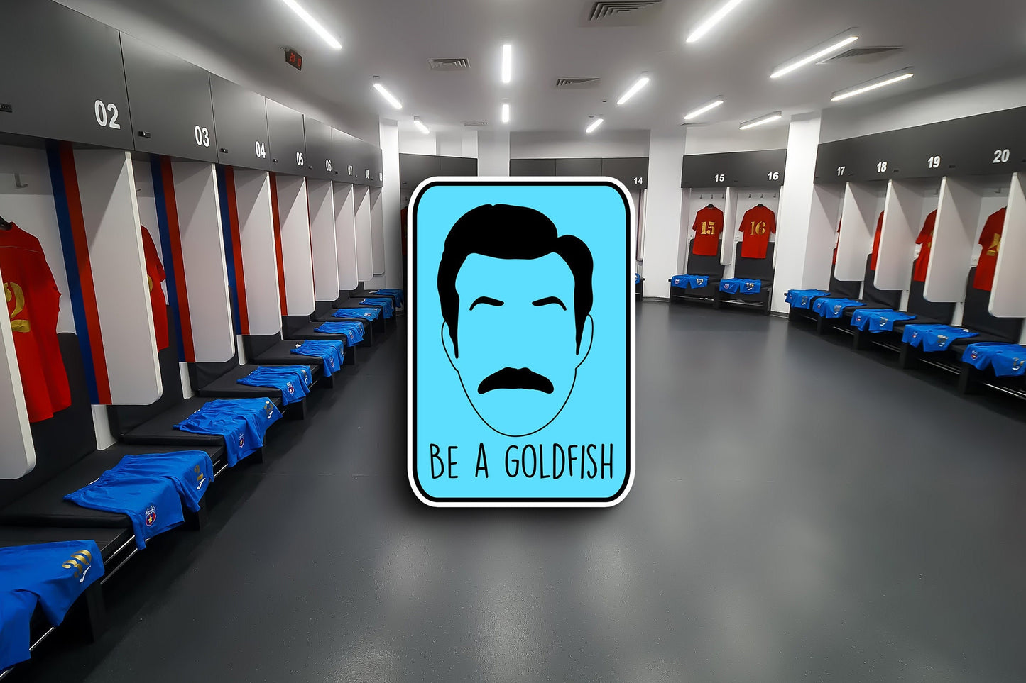 Be a Goldfish (Ted Lasso) Sticker